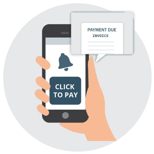 icon of mobile and online payment
