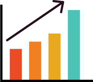 cash flow chart icon