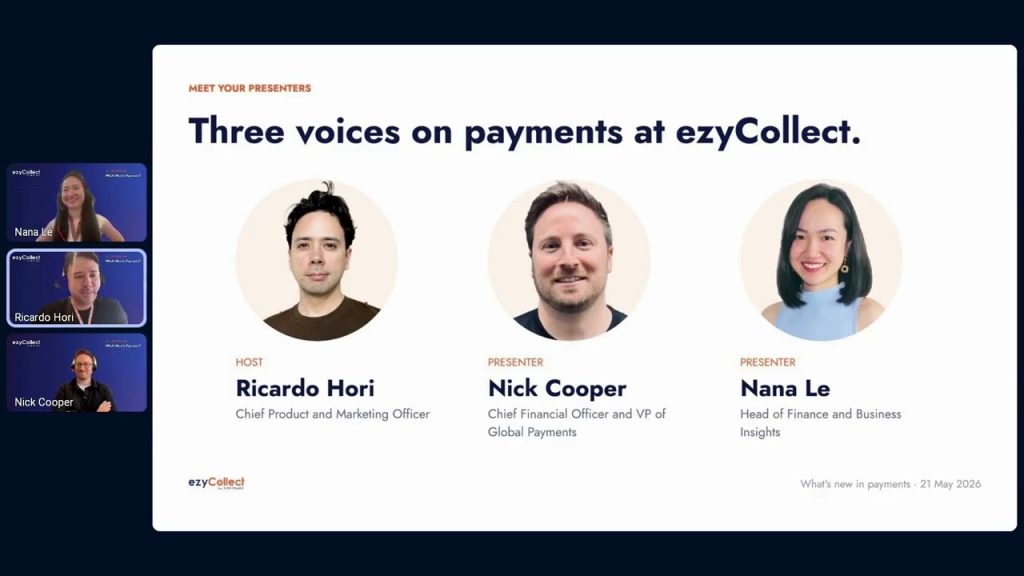 Less Chasing, More Collecting: What’s New in Payments in ezyCollect